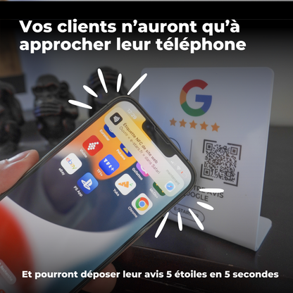 Chevalet d'Avis Google Stand+